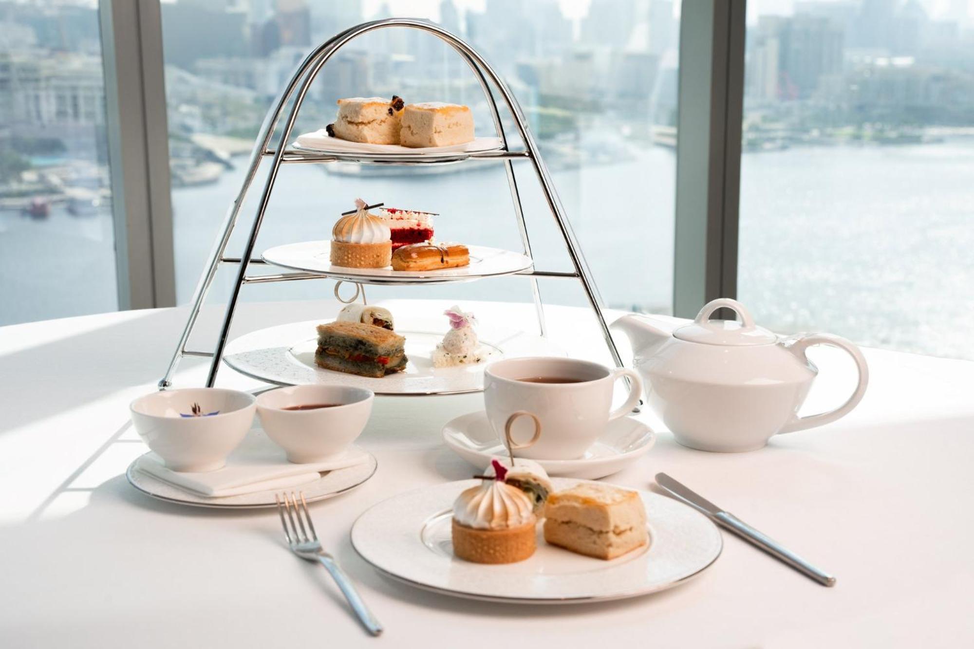 อินเตอร์คอนติเนนตัล เรสซิเดนซ์ สวีท ดูไบ เฟสติวัลซิตี้ Aparthotel ภายนอก รูปภาพ Afternoon tea at the InterContinental Hotel, Sydney
